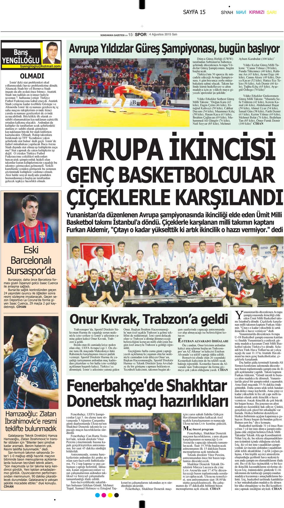 Atatürk Stadı nın tadilatı en iyimser haliyle sezonun 7. haftasına yetişir. Türkiye Futbol Federasyonu kabul etseydi.