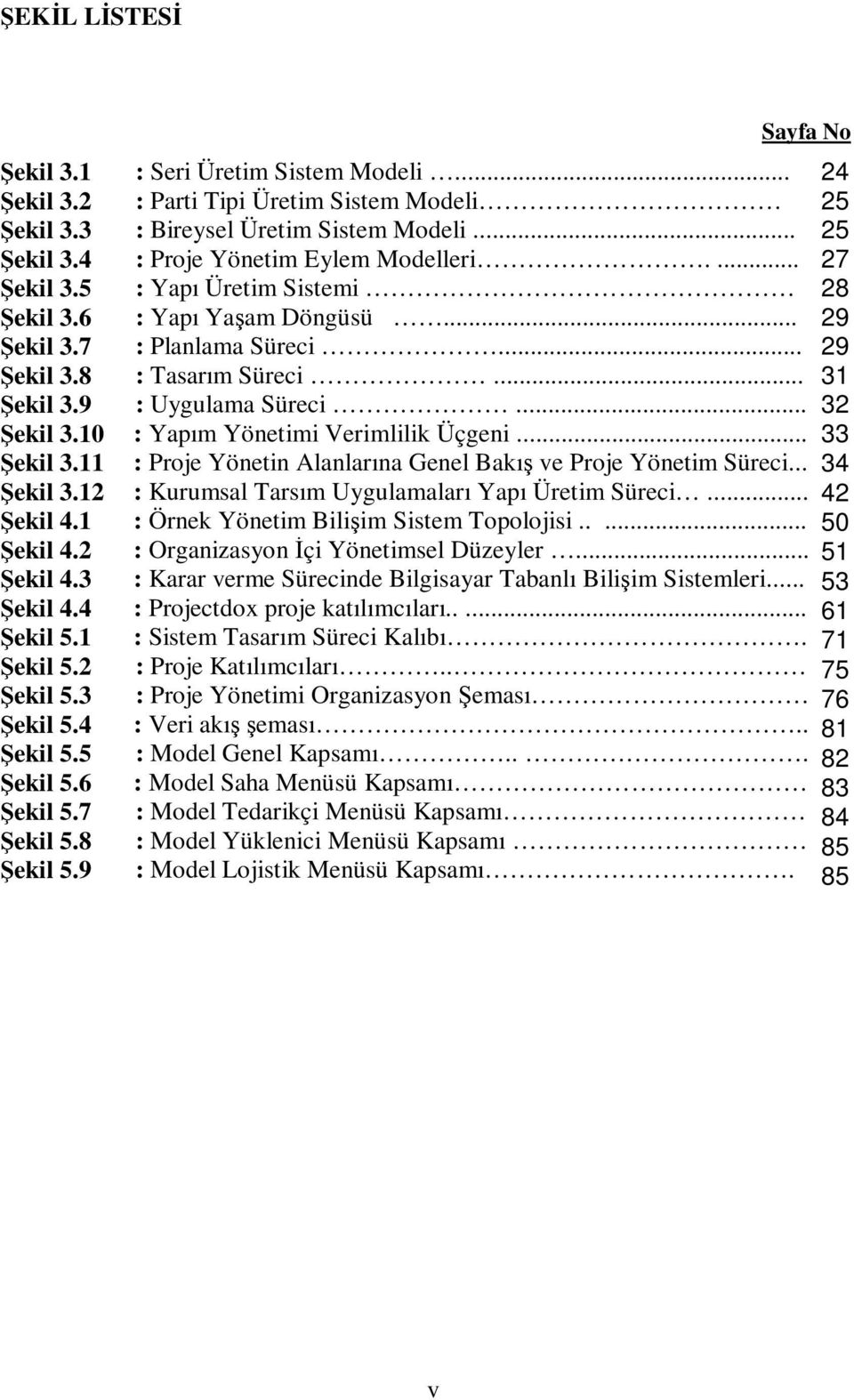 .. : Proje Yönetim Eylem Modelleri.... : Yapı Üretim Sistemi : Yapı Yaşam Döngüsü... : Planlama Süreci... : Tasarım Süreci... : Uygulama Süreci... : Yapım Yönetimi Verimlilik Üçgeni.