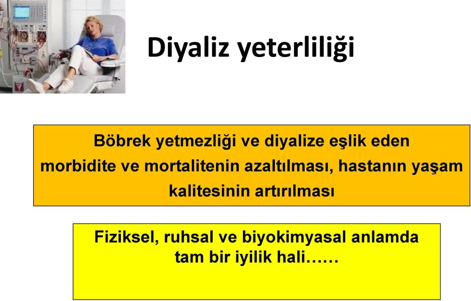 hastanın yaşam kalitesinin artırılması Fiziksel,