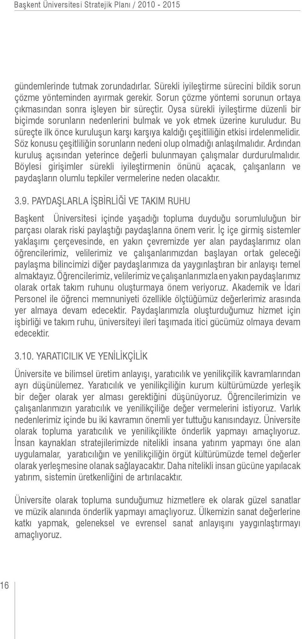 Bu süreçte ilk önce kuruluşun karşı karşıya kaldığı çeşitliliğin etkisi irdelenmelidir. Söz konusu çeşitliliğin sorunların nedeni olup olmadığı anlaşılmalıdır.