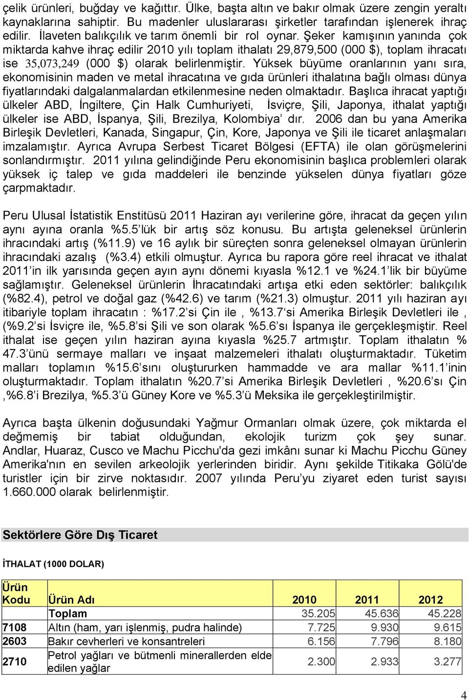 Şeker kamışının yanında çok miktarda kahve ihraç edilir 2010 yılı toplam ithalatı 29,879,500 (000 $), toplam ihracatı ise 35,073,249 (000 $) olarak belirlenmiştir.