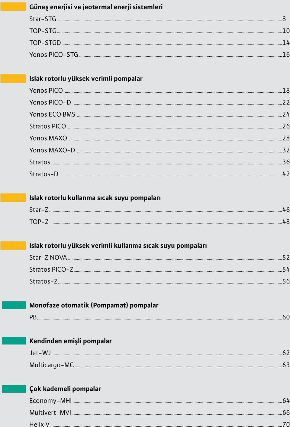 .. Islak rotorlu kullana sıcak suyu popaları Star-Z...6 TOP-Z...8 Islak rotorlu yüksek verili kullana sıcak suyu popaları Star-Z NOVA.