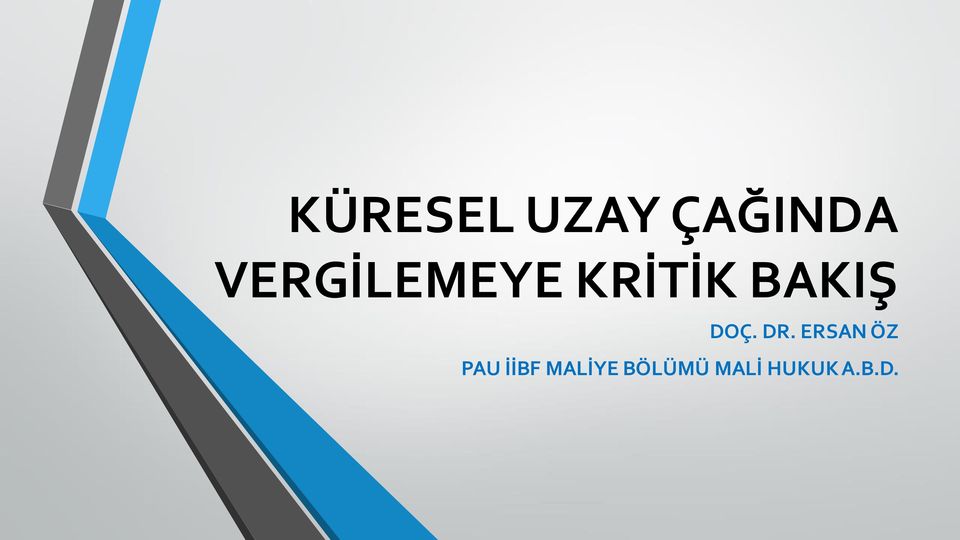 DOÇ. DR.