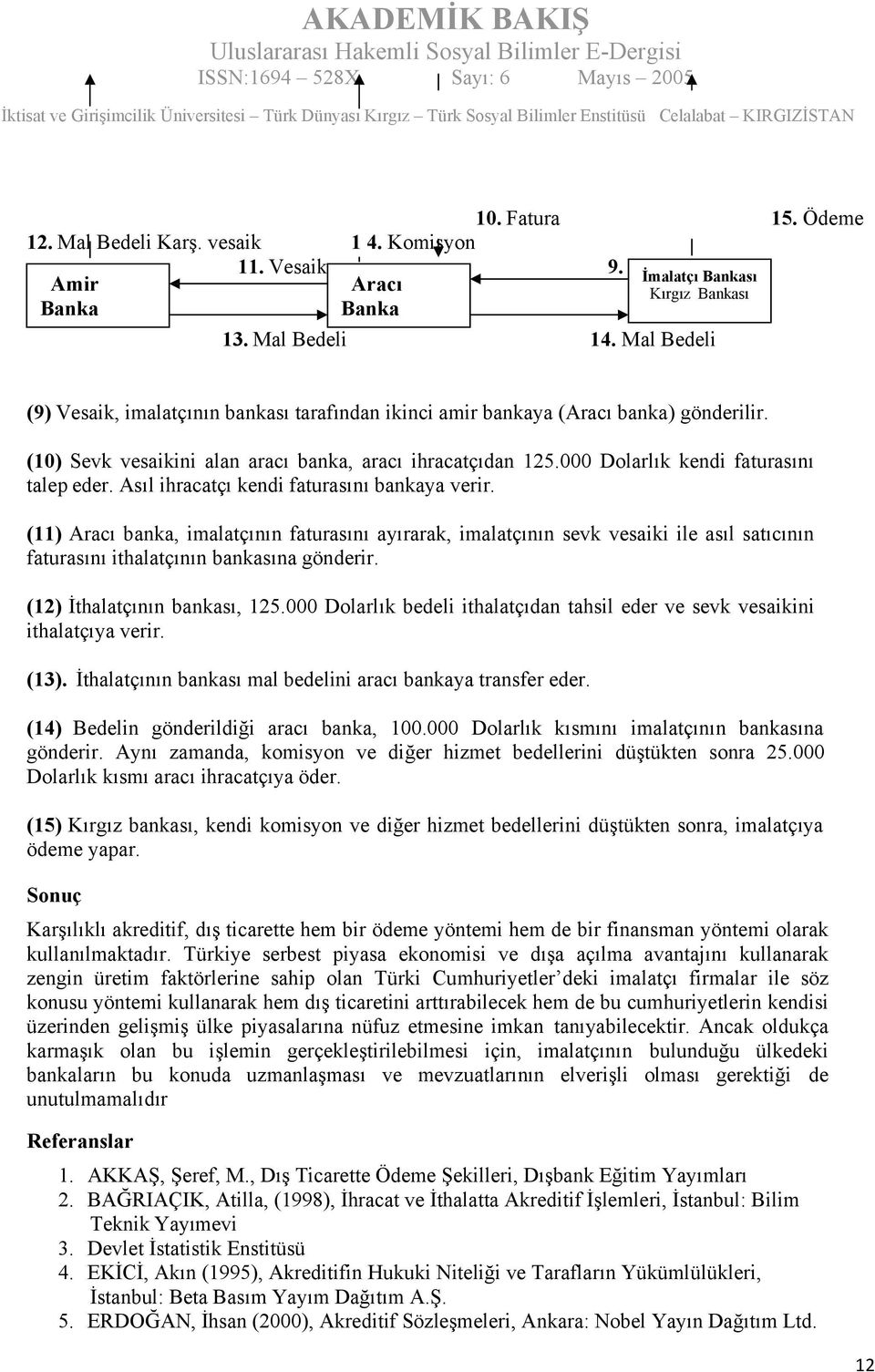 000 Dolarlık kendi faturasını talep eder. Asıl ihracatçı kendi faturasını bankaya verir.