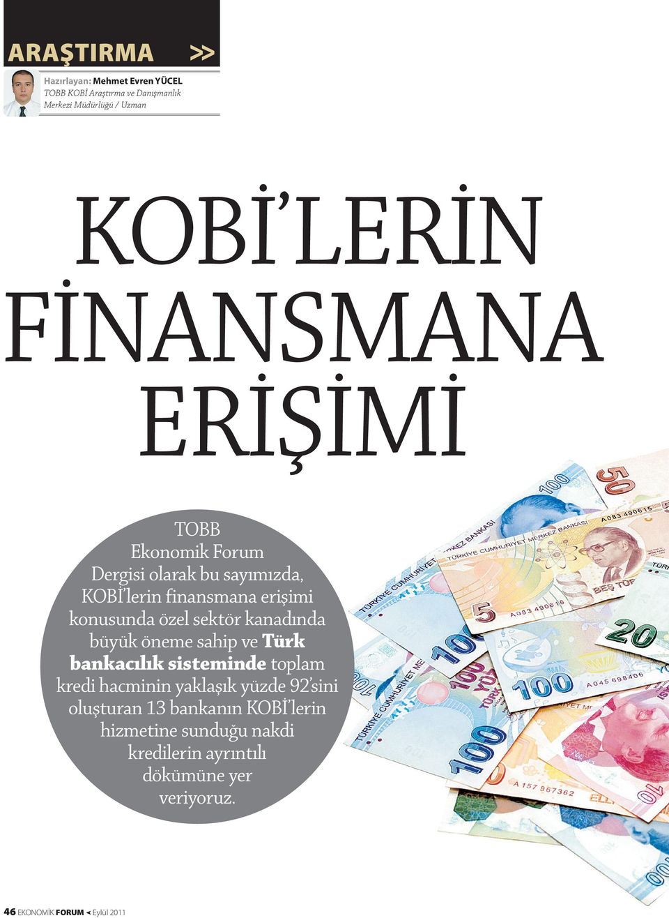 sektör kanadında büyük öneme sahip ve Türk bankacılık sisteminde toplam kredi hacminin yaklaşık yüzde 92 sini