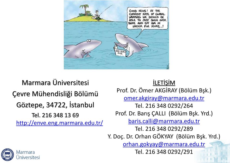 akgiray@marmara.edu.tr Tel. 216 348 0292/264 Prof. Dr. Barış ÇALLI (Bölüm Bşk. Yrd.) baris.