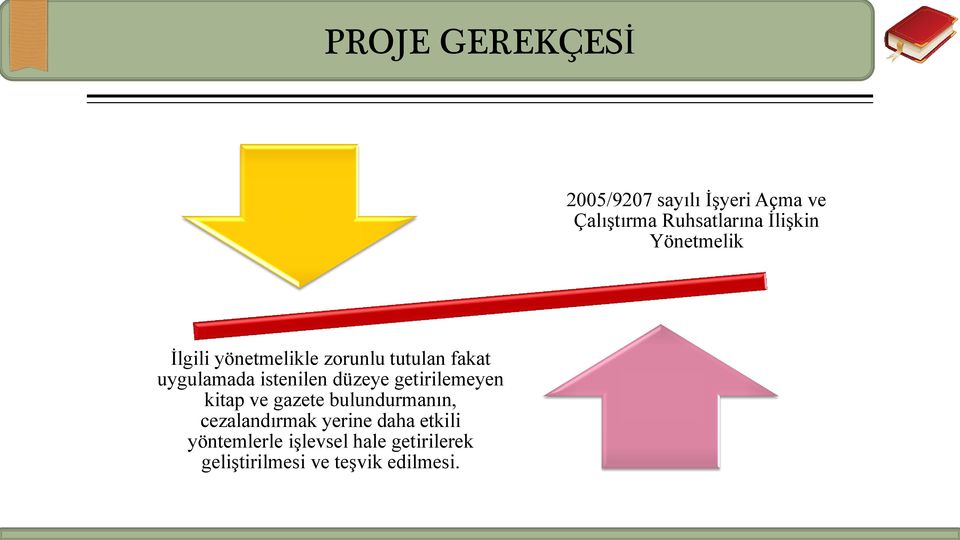 istenilen düzeye getirilemeyen kitap ve gazete bulundurmanın, cezalandırmak