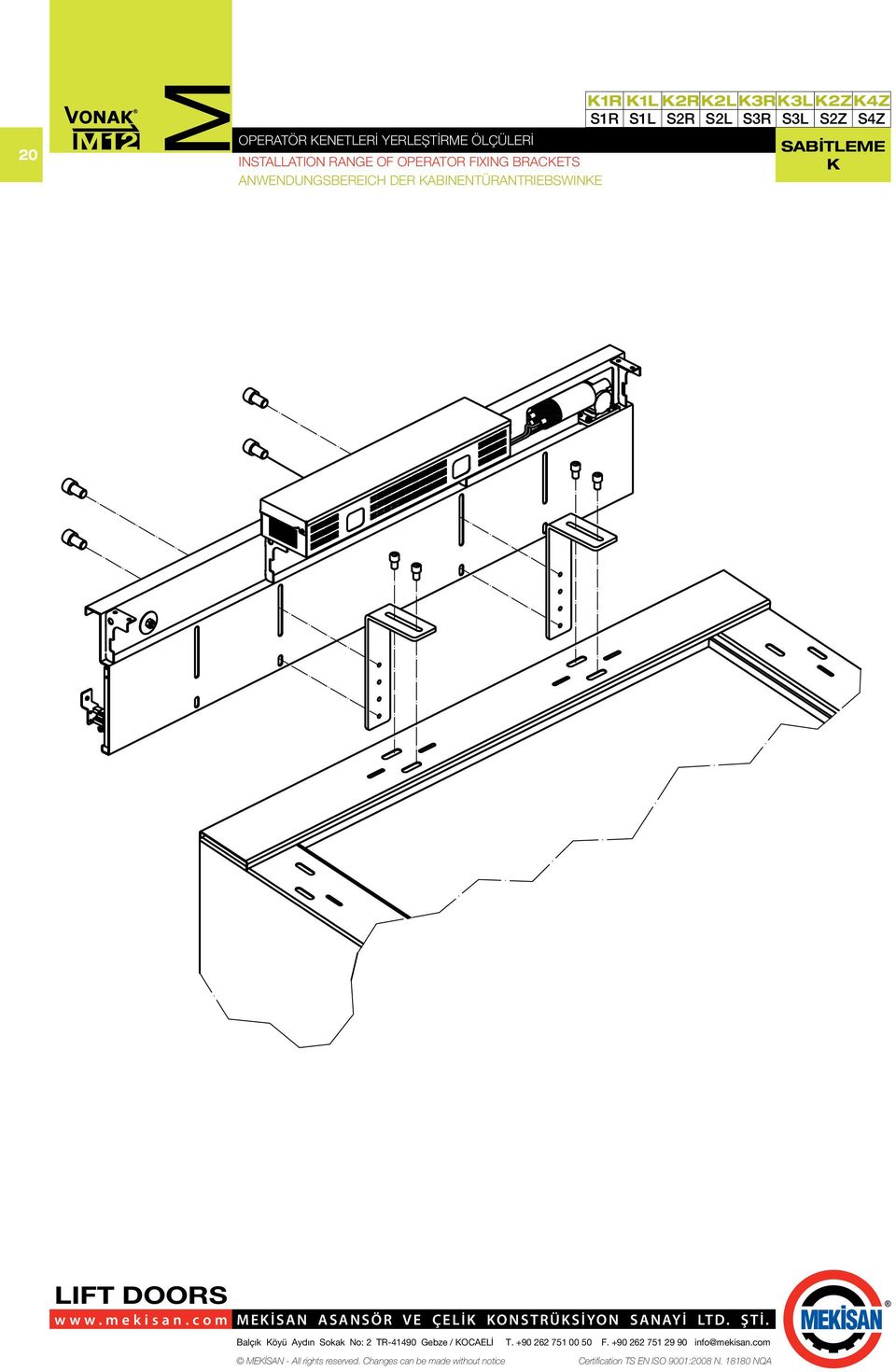 BRACKETS ANWENDUNGSBEREICH DER