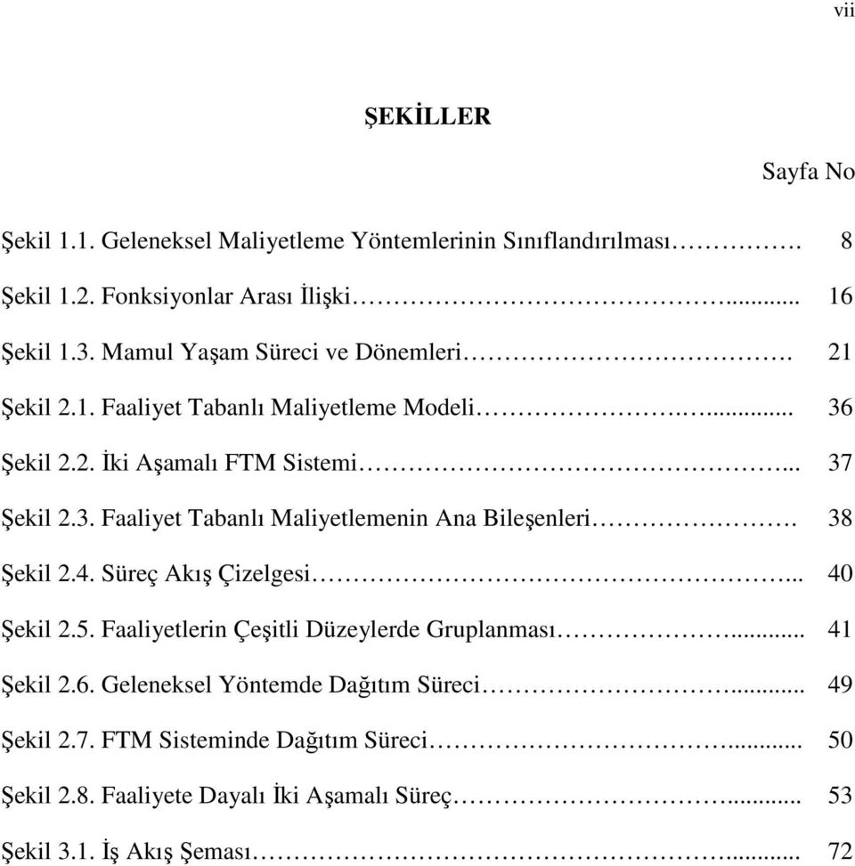 38 Şekil 2.4. Süreç Akış Çizelgesi... 40 Şekil 2.5. Faaliyetlerin Çeşitli Düzeylerde Gruplanması... 41 Şekil 2.6. Geleneksel Yöntemde Dağıtım Süreci.