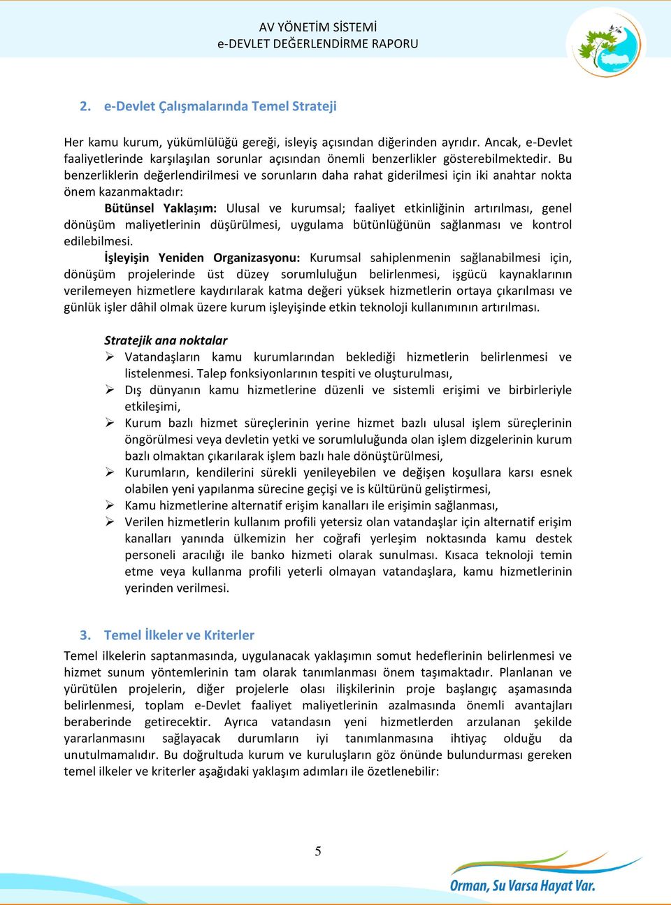 Bu benzerliklerin değerlendirilmesi ve sorunların daha rahat giderilmesi için iki anahtar nokta önem kazanmaktadır: Bütünsel Yaklaşım: Ulusal ve kurumsal; faaliyet etkinliğinin artırılması, genel