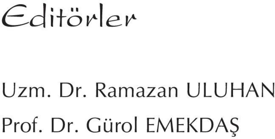 ULUHAN Prof.