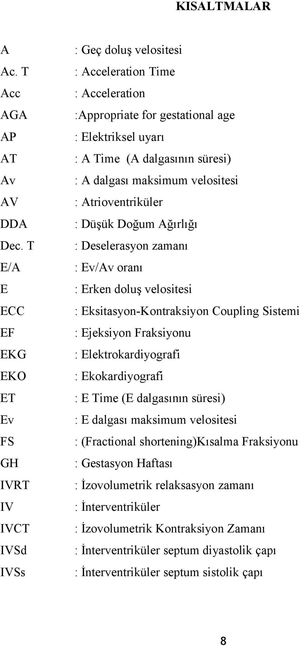 Düşük Doğum Ağırlığı Dec.