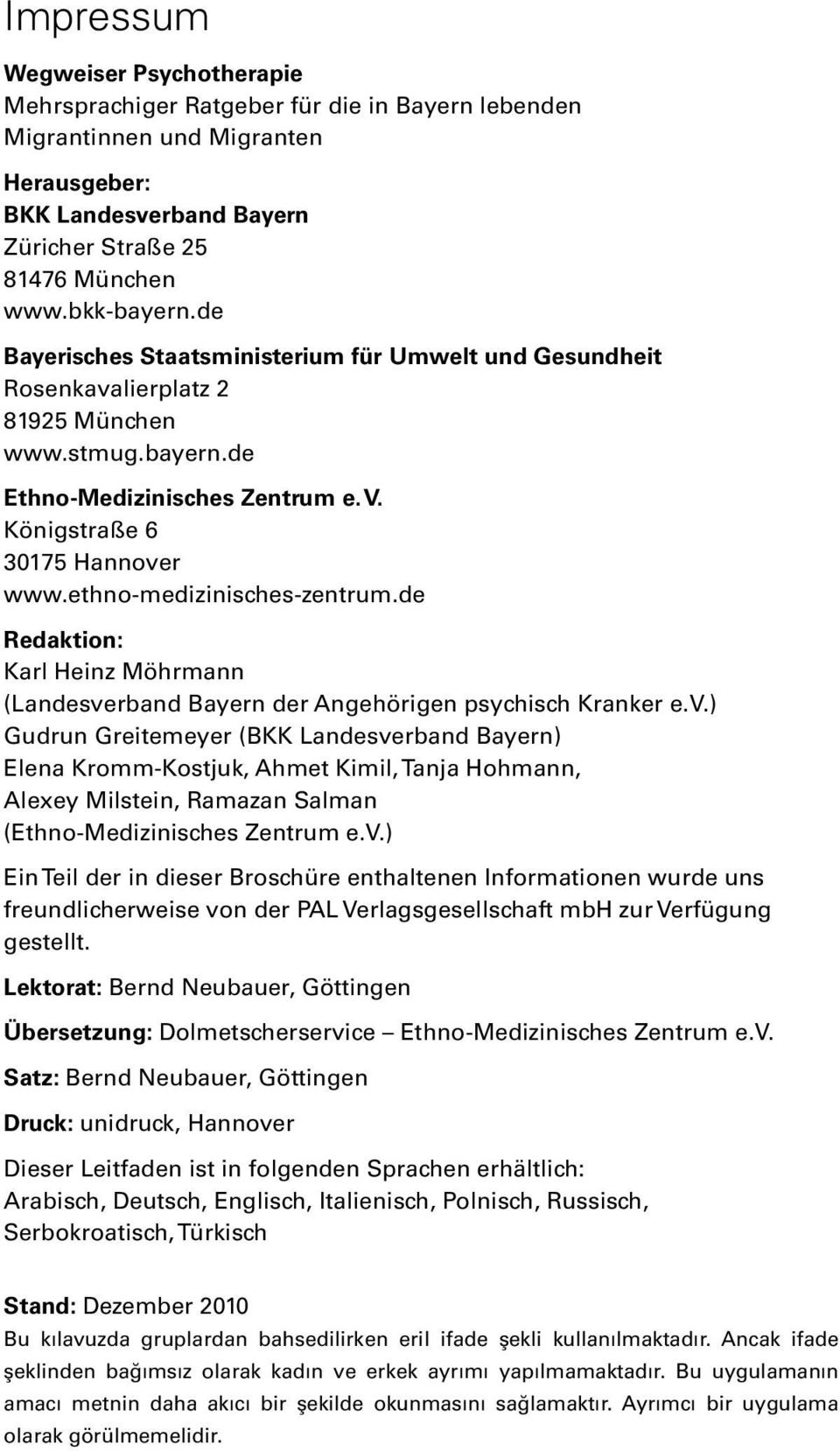 ethno-medizinisches-zentrum.de Redaktion: Karl Heinz Möhrmann (Landesve