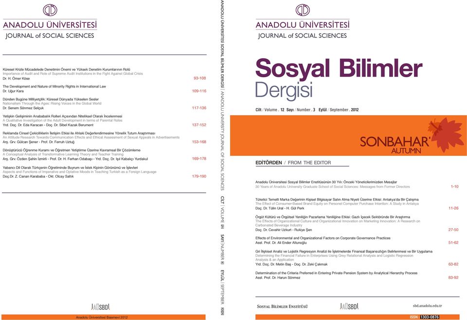 Uğur Kara 109-116 Dünden Bugüne Milliyetçilik: Küresel Dünyada Yükselen Sesler Nationalism Through the Ages: Rising Voices in the Global World Dr.