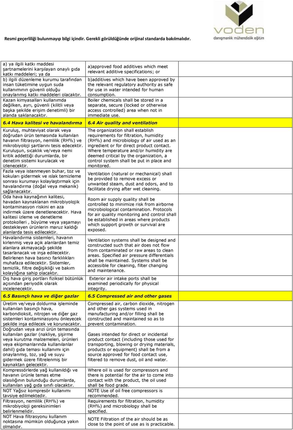 a)approved food additives which meet relevant additive specifications; or b)additives which have been approved by the relevant regulatory authority as safe for use in water intended for human