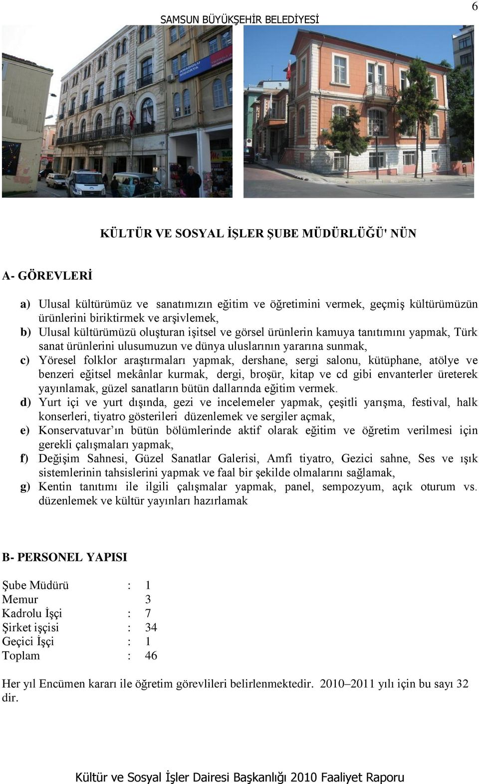 sergi salonu, kütüphane, atölye ve benzeri eğitsel mekânlar kurmak, dergi, broģür, kitap ve cd gibi envanterler üreterek yayınlamak, güzel sanatların bütün dallarında eğitim vermek.