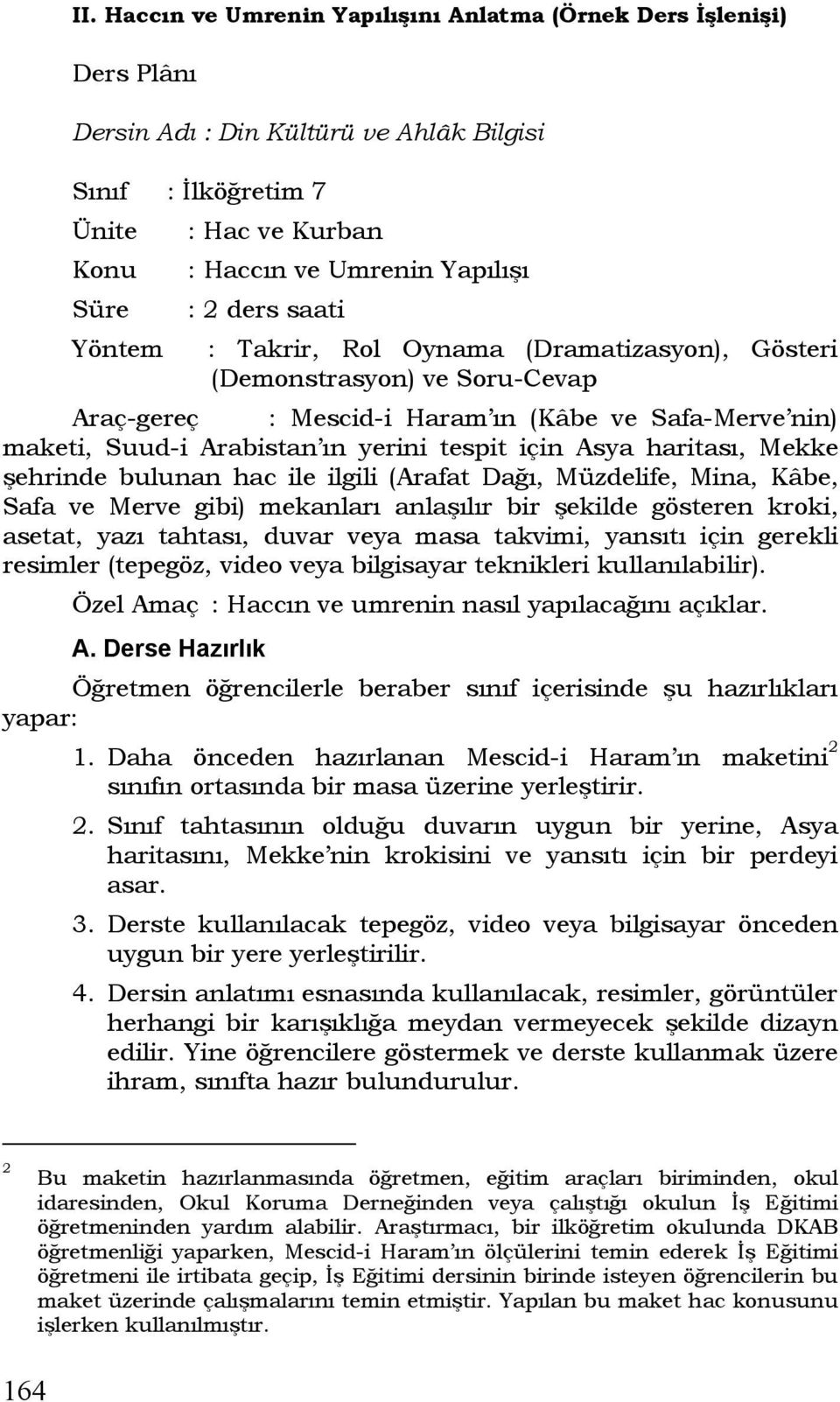 Asya haritası, Mekke şehrinde bulunan hac ile ilgili (Arafat Dağı, Müzdelife, Mina, Kâbe, Safa ve Merve gibi) mekanları anlaşılır bir şekilde gösteren kroki, asetat, yazı tahtası, duvar veya masa