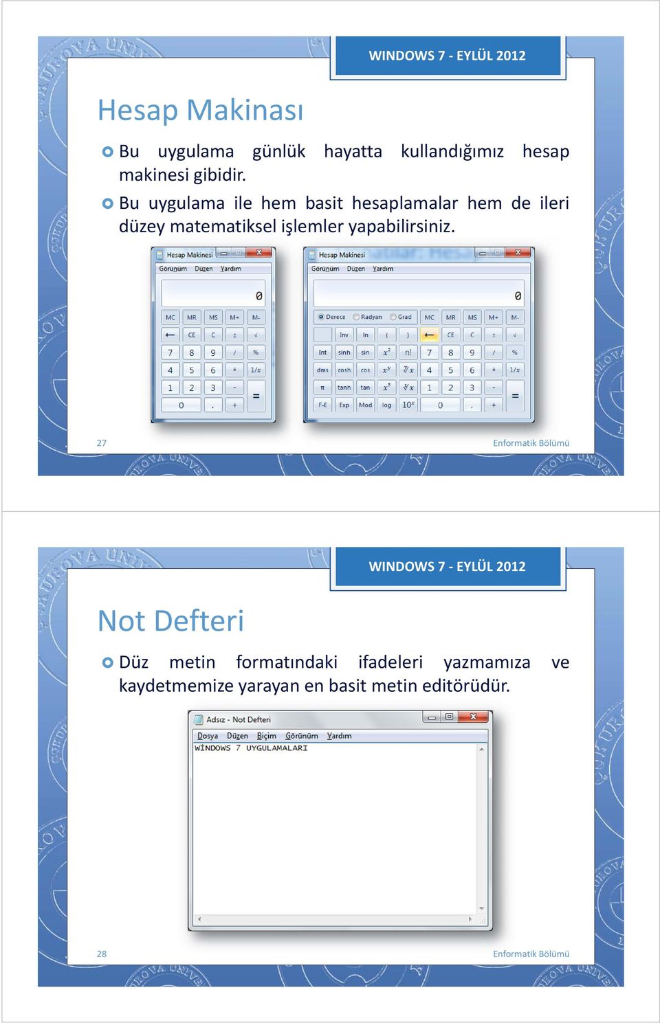 Bu uygulama ile hem basit hesaplamalar hem de ileri düzey matematiksel