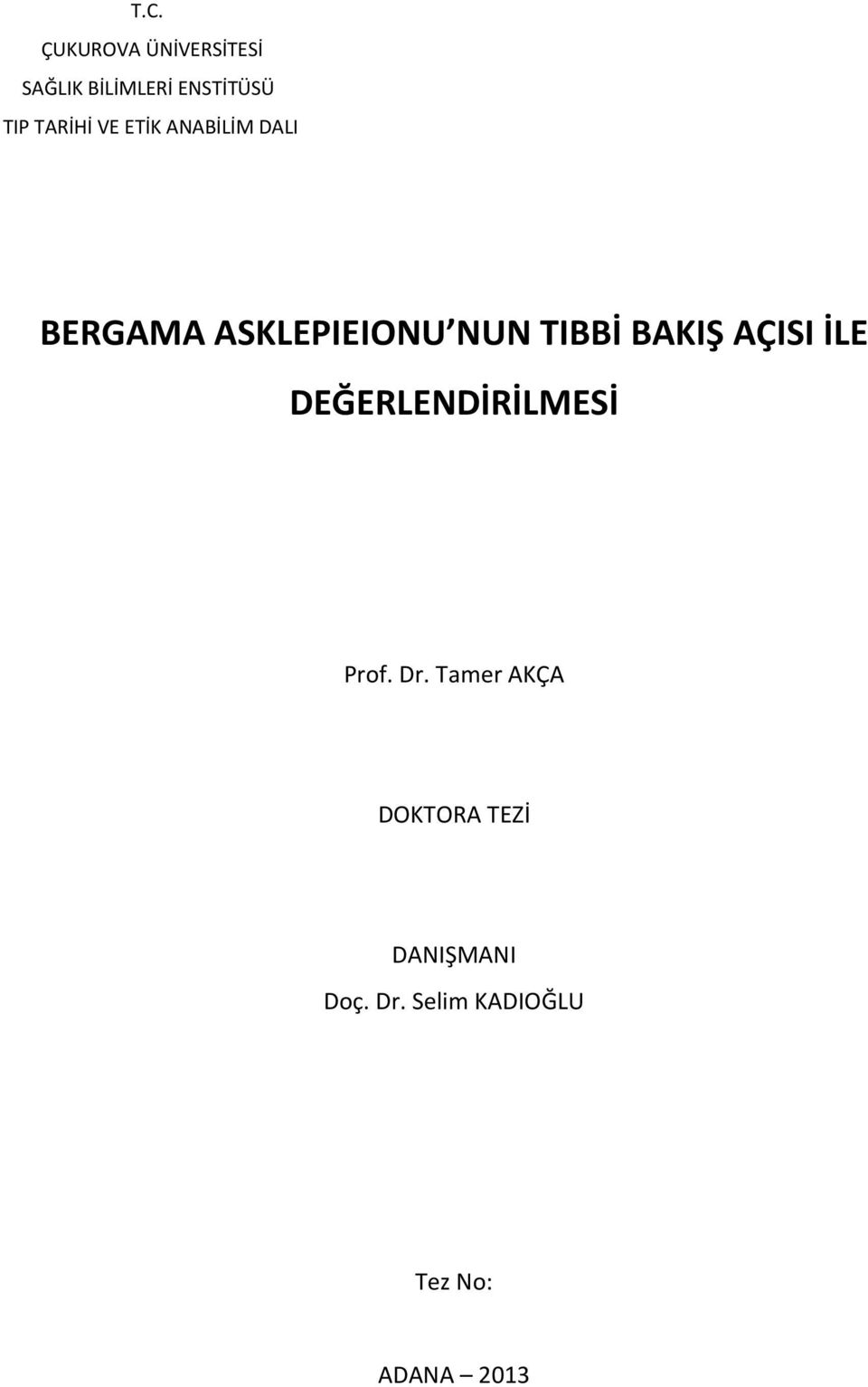 BAKIŞ AÇISI İLE DEĞERLENDİRİLMESİ Prof. Dr.