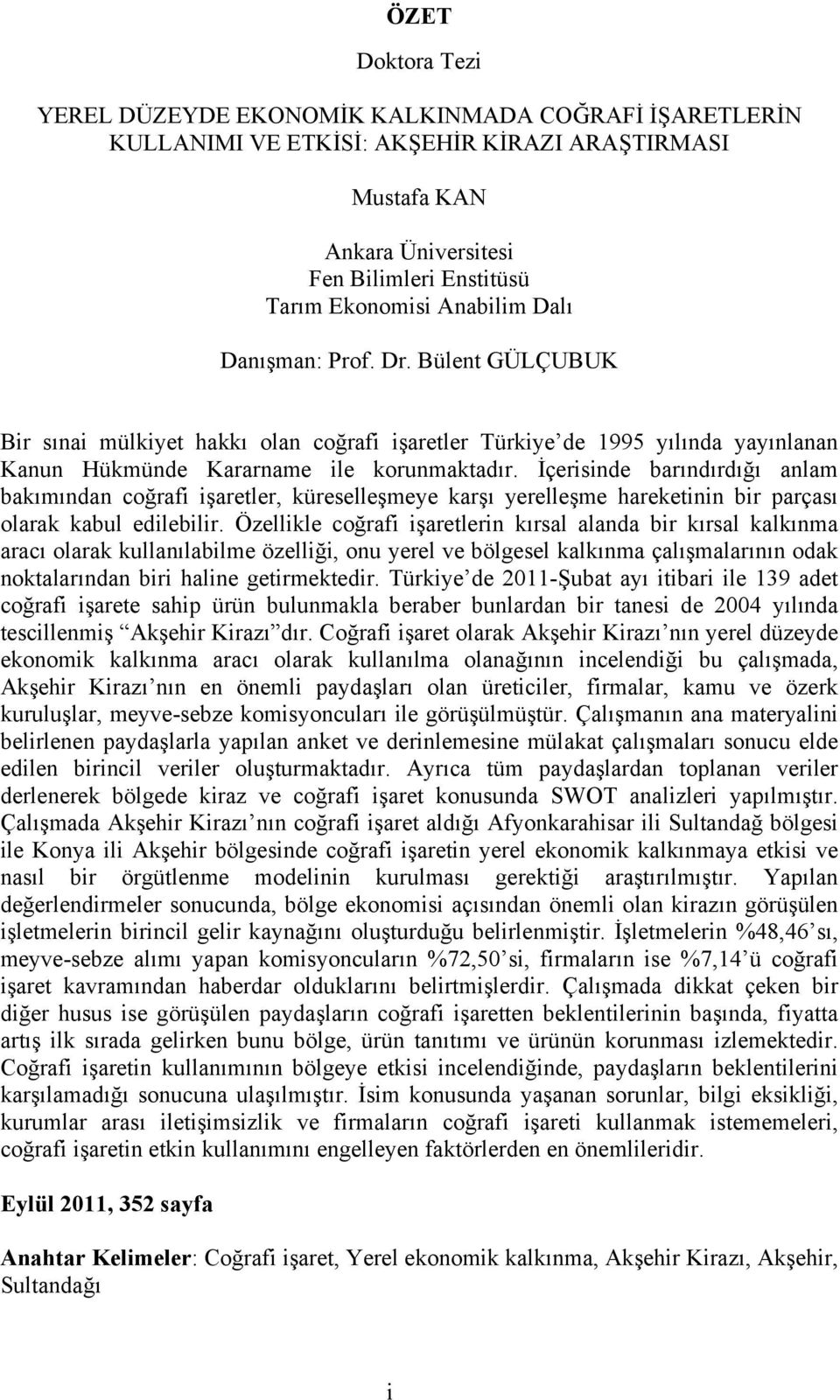 İçerisinde barındırdığı anlam bakımından coğrafi işaretler, küreselleşmeye karşı yerelleşme hareketinin bir parçası olarak kabul edilebilir.