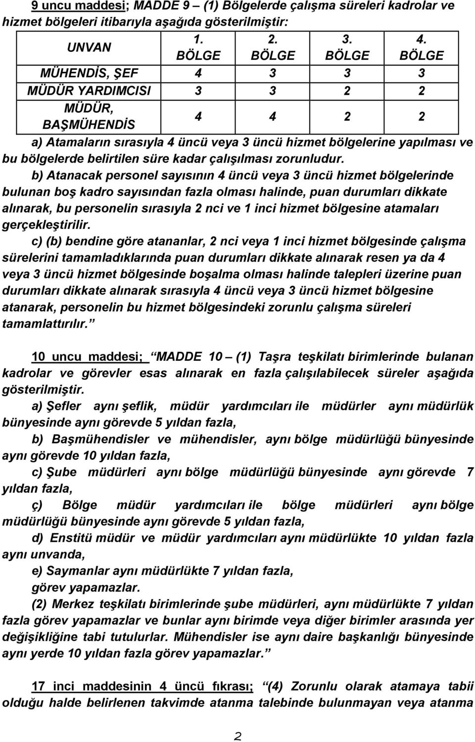 çalışılması zorunludur.