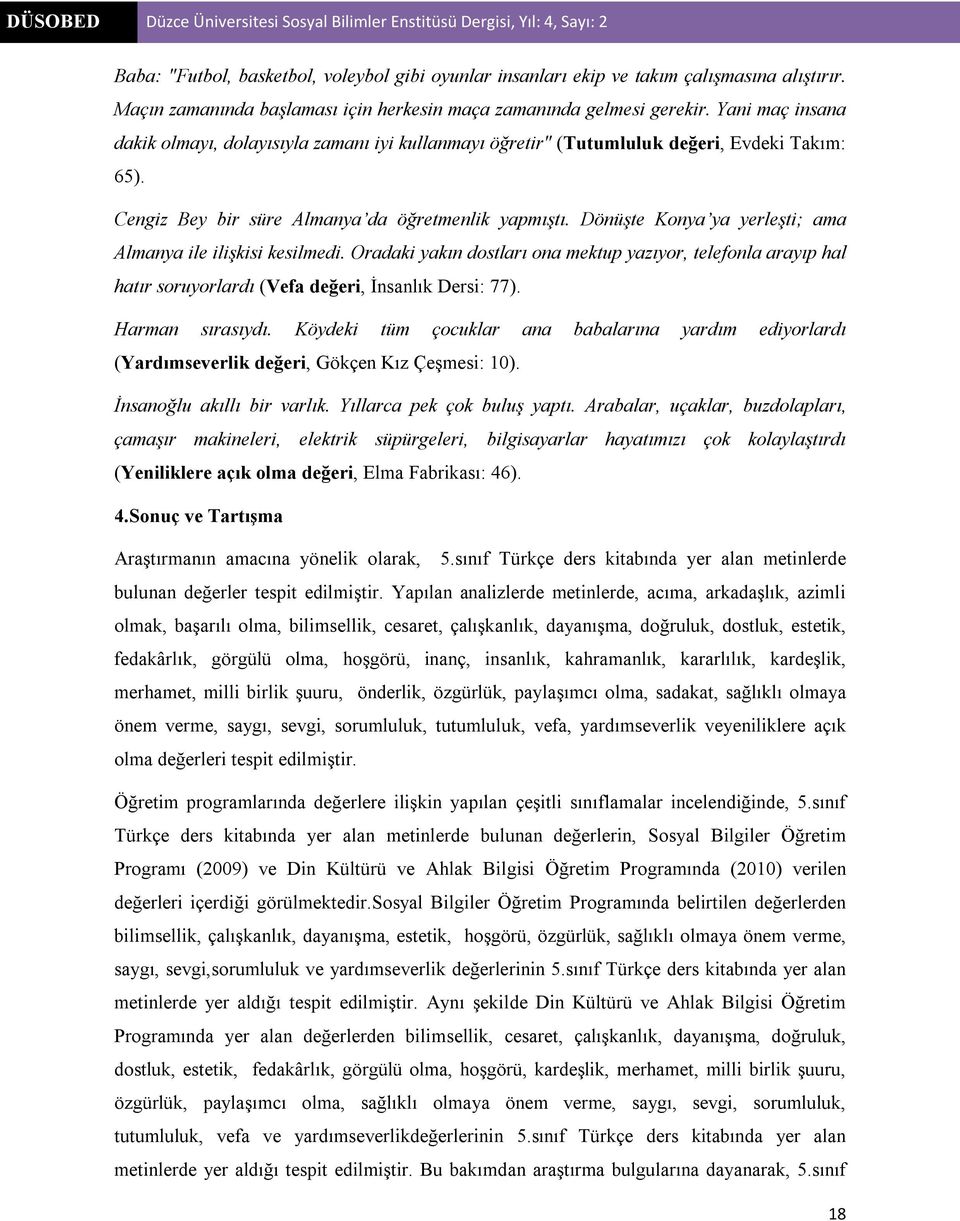 Dönüşte Konya ya yerleşti; ama Almanya ile ilişkisi kesilmedi. Oradaki yakın dostları ona mektup yazıyor, telefonla arayıp hal hatır soruyorlardı (Vefa değeri, İnsanlık Dersi: 77). Harman sırasıydı.