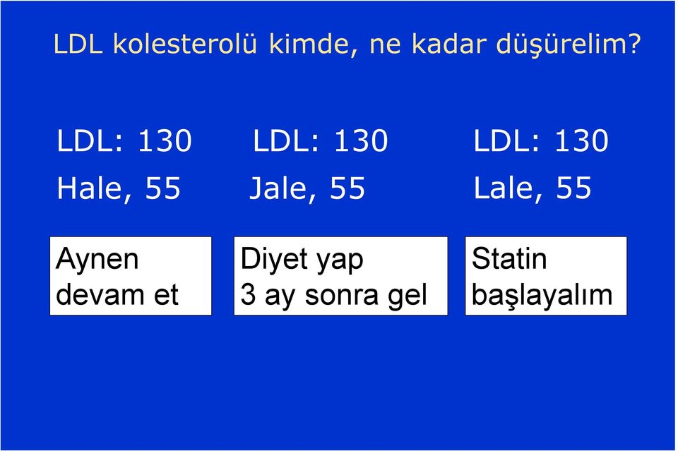 LDL: 130 LDL: 130 LDL: 130 Hale, 55