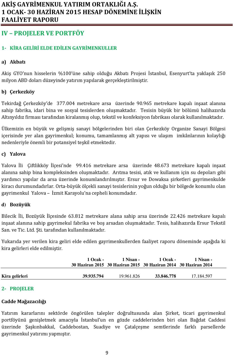 965 metrekare kapalı inşaat alanına sahip fabrika, idari bina ve sosyal tesislerden oluşmaktadır.