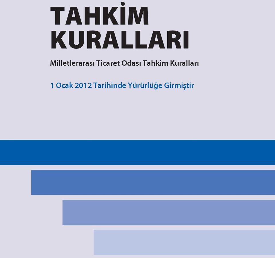 Odası Tahkim Kuralları 1