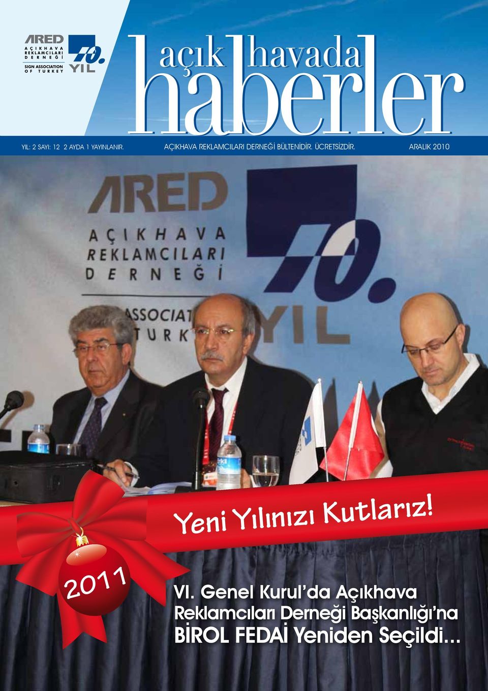 ÜCRETSİZDİR. ARALIK 2010 VI.