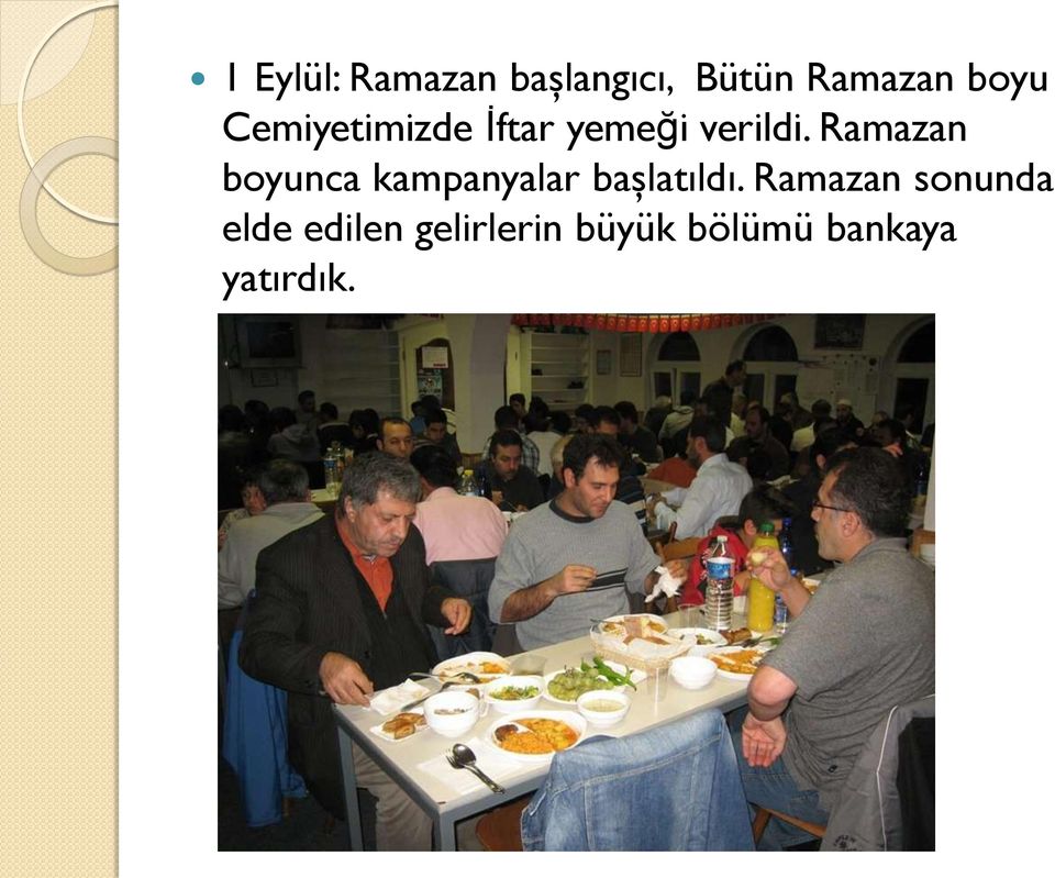 Ramazan boyunca kampanyalar başlatıldı.