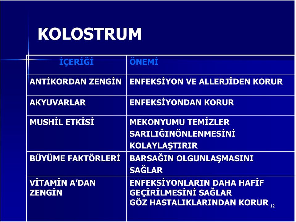 MEKONYUMU TEMİZLER SARILIĞINÖNLENMESİNİ KOLAYLAŞTIRIR BARSAĞIN OLGUNLAŞMASINI