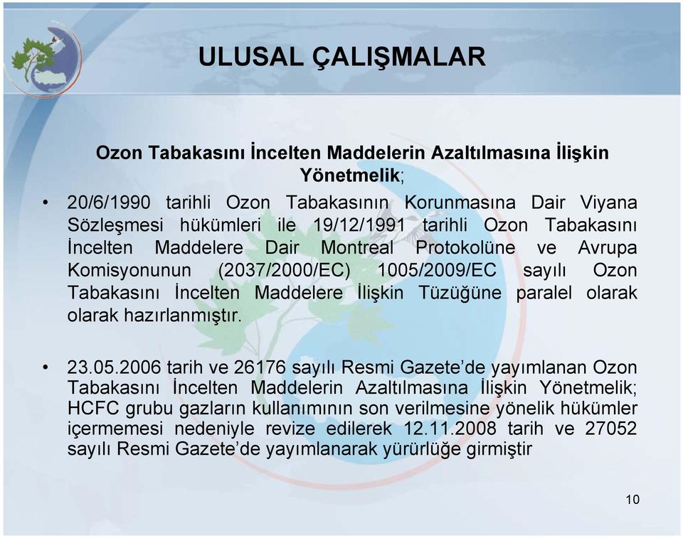 İlişkin Tüzüğüne paralel olarak olarak hazırlanmıştır. 23.05.