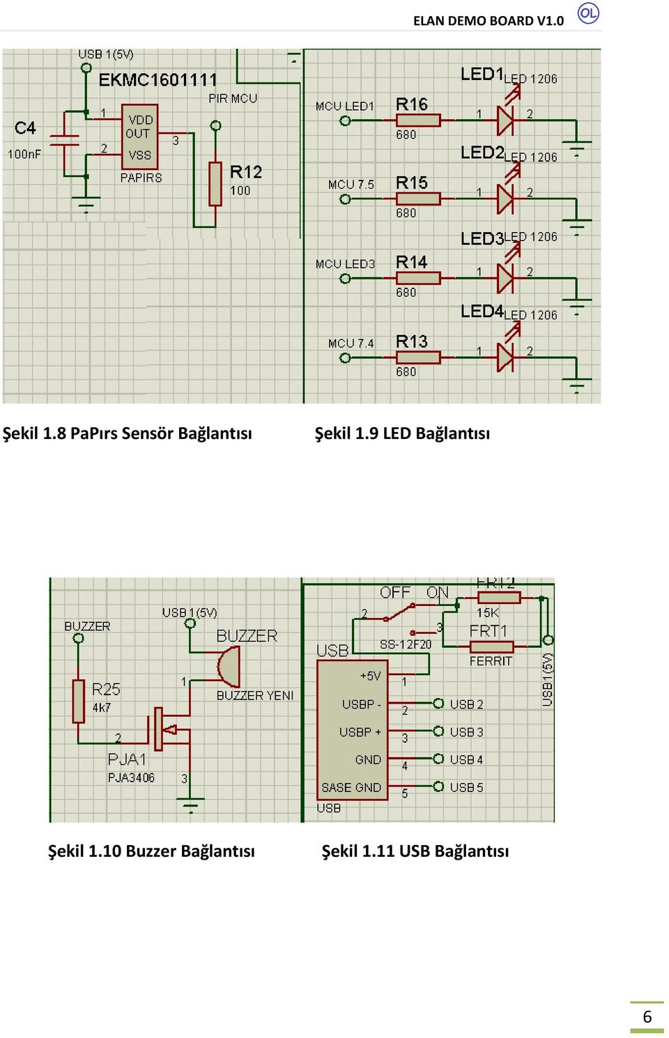 LED Bağlantısı 10 Buzzer