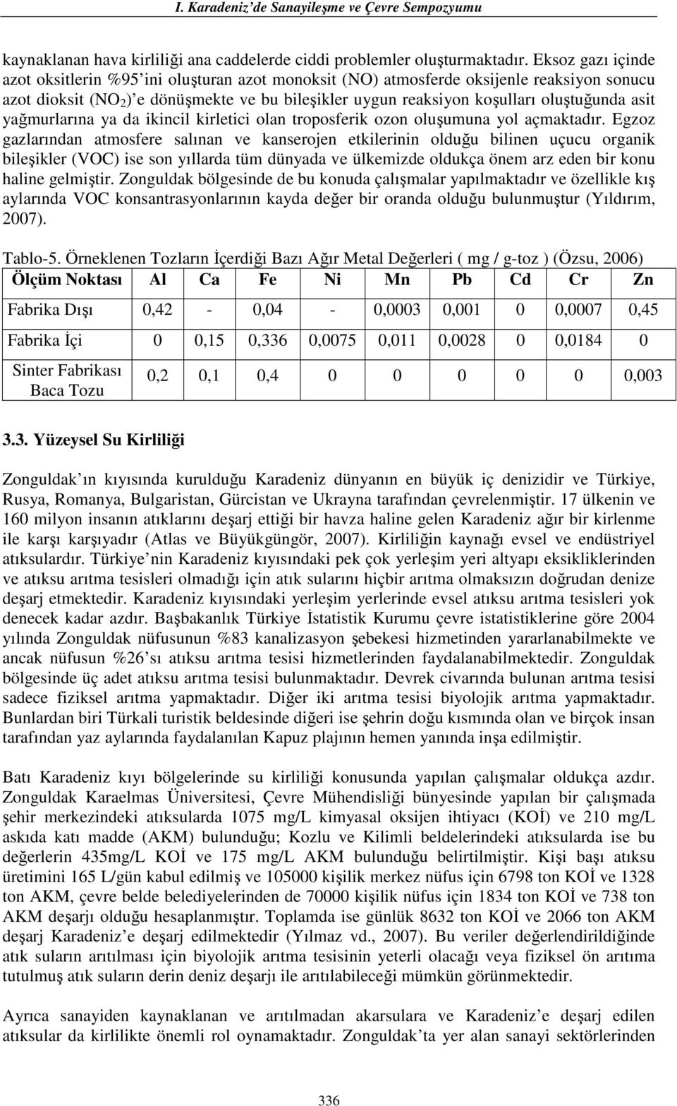 asit yağmurlarına ya da ikincil kirletici olan troposferik ozon oluşumuna yol açmaktadır.