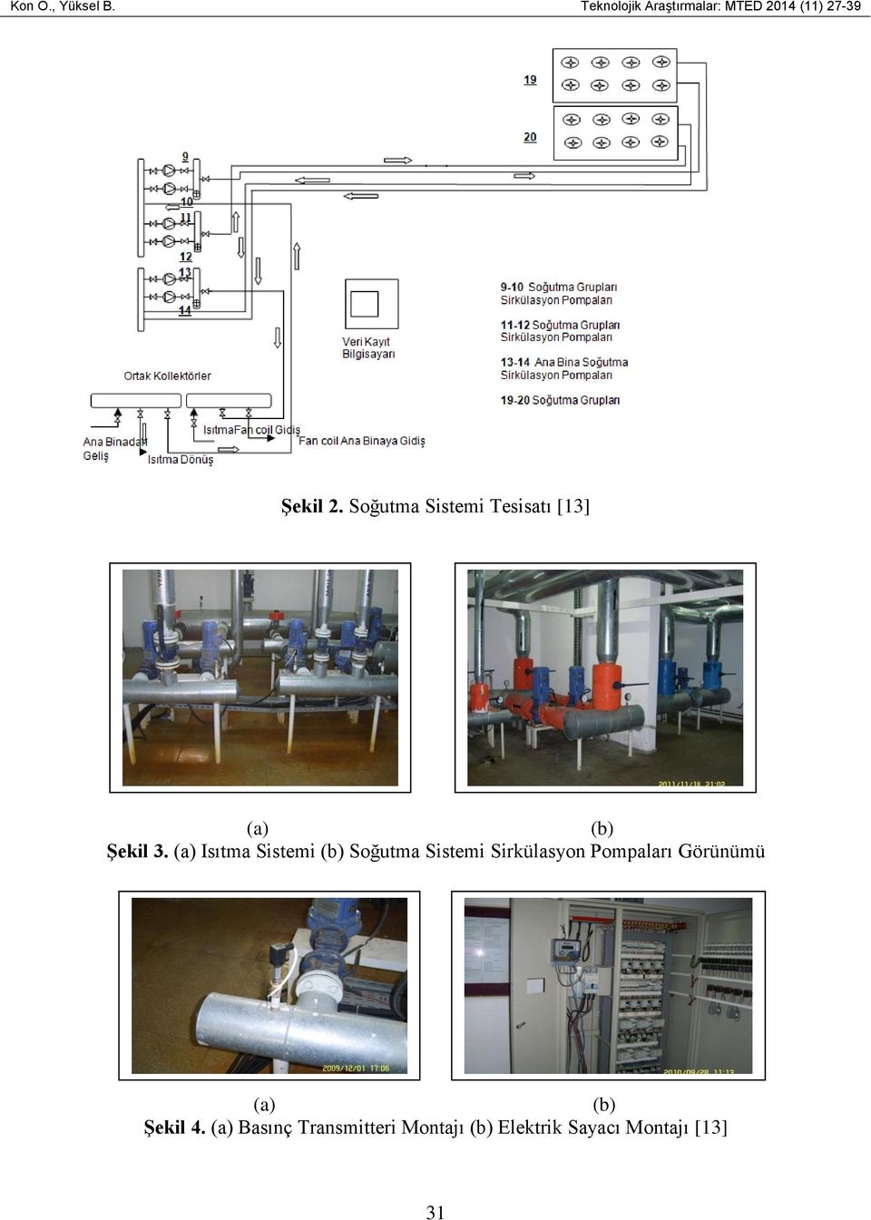 Soğutma Sistemi Tesisatı [13] (a) (b) Şekil 3.