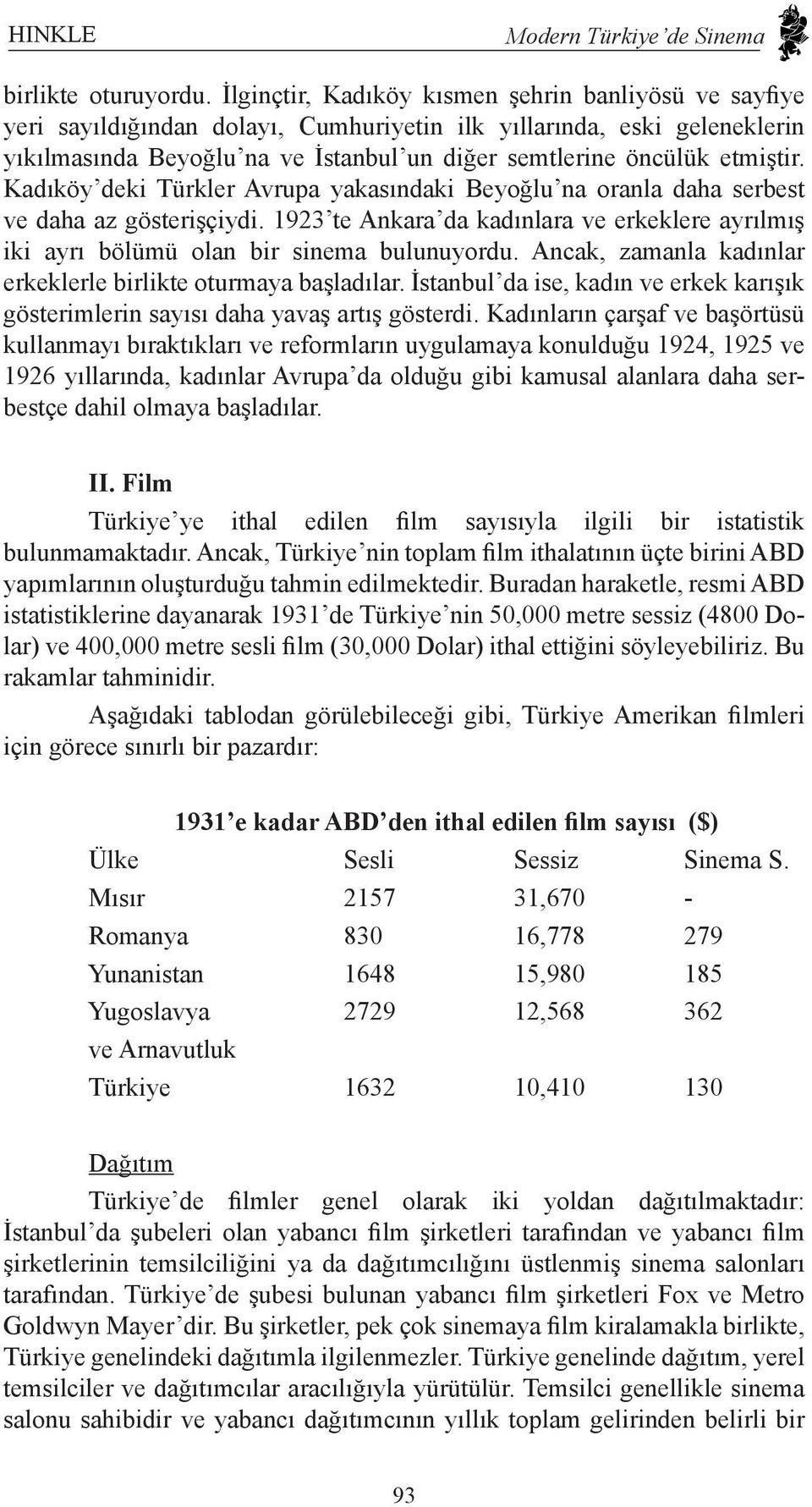 etmiştir. Kadıköy deki Türkler Avrupa yakasındaki Beyoğlu na oranla daha serbest ve daha az gösterişçiydi.