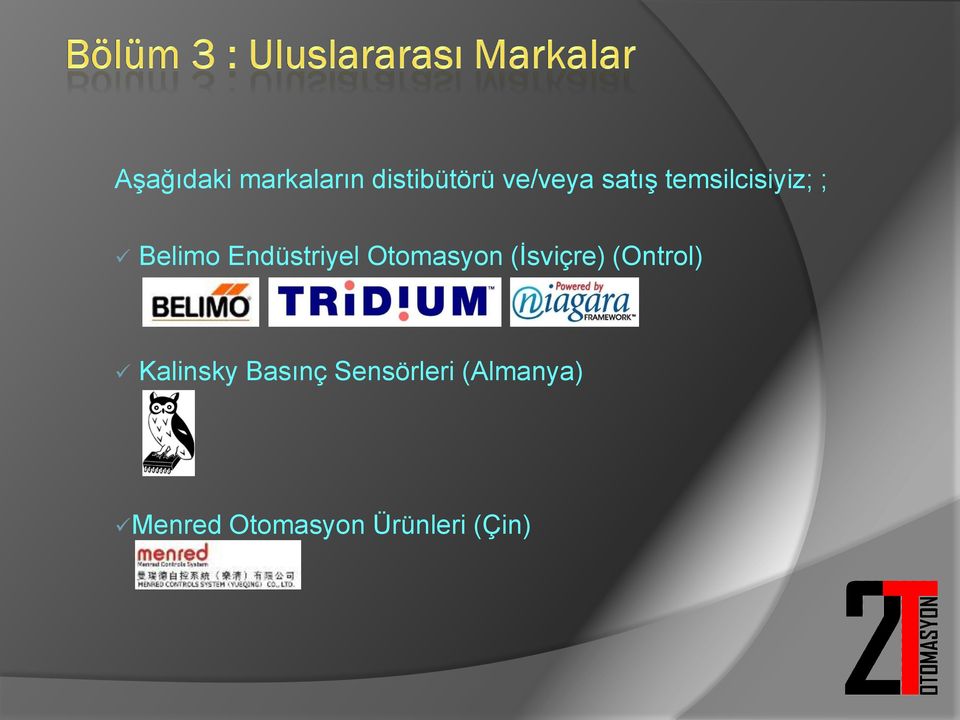 Otomasyon (İsviçre) (Ontrol) Kalinsky Basınç