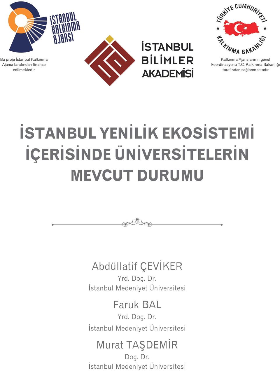 Kalkınma Bakanlığı tarafından sağlanmaktadır İstanbul Yenİlİk Ekosİstemİ İçerİsİnde Ünİversİtelerİn