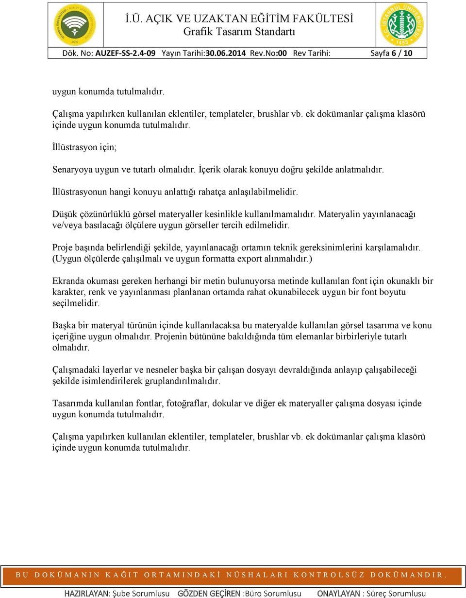 İllüstrasyonun hangi konuyu anlattığı rahatça anlaşılabilmelidir. Düşük çözünürlüklü görsel materyaller kesinlikle kullanılmamalıdır.