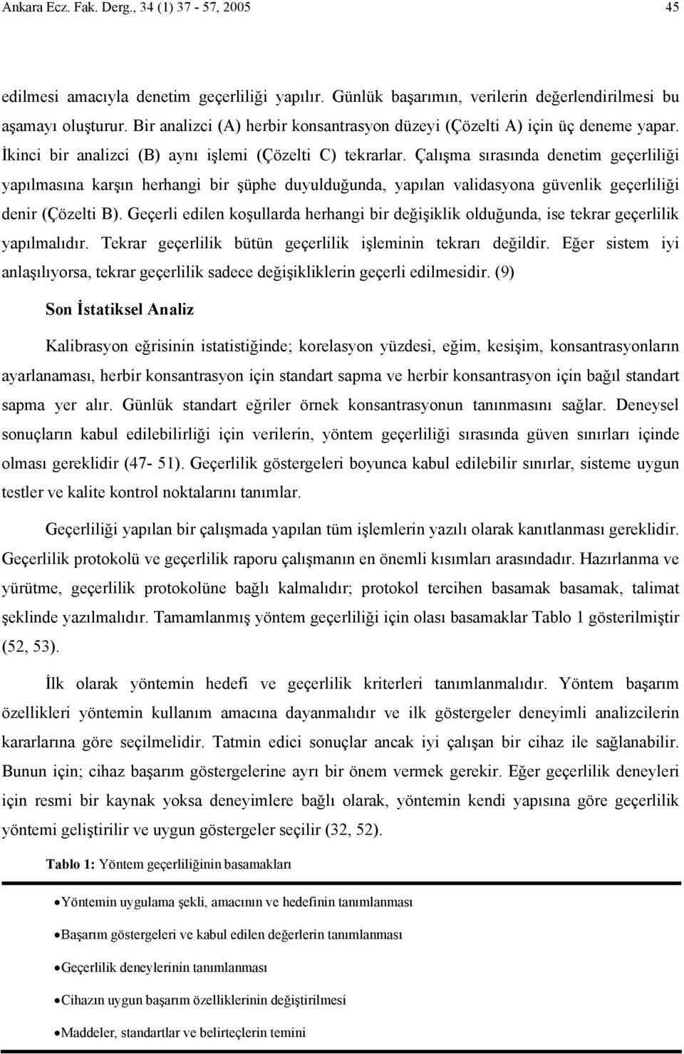 Çalışma sırasında denetim geçerliliği yapılmasına karşın herhangi bir şüphe duyulduğunda, yapılan validasyona güvenlik geçerliliği denir (Çözelti B).