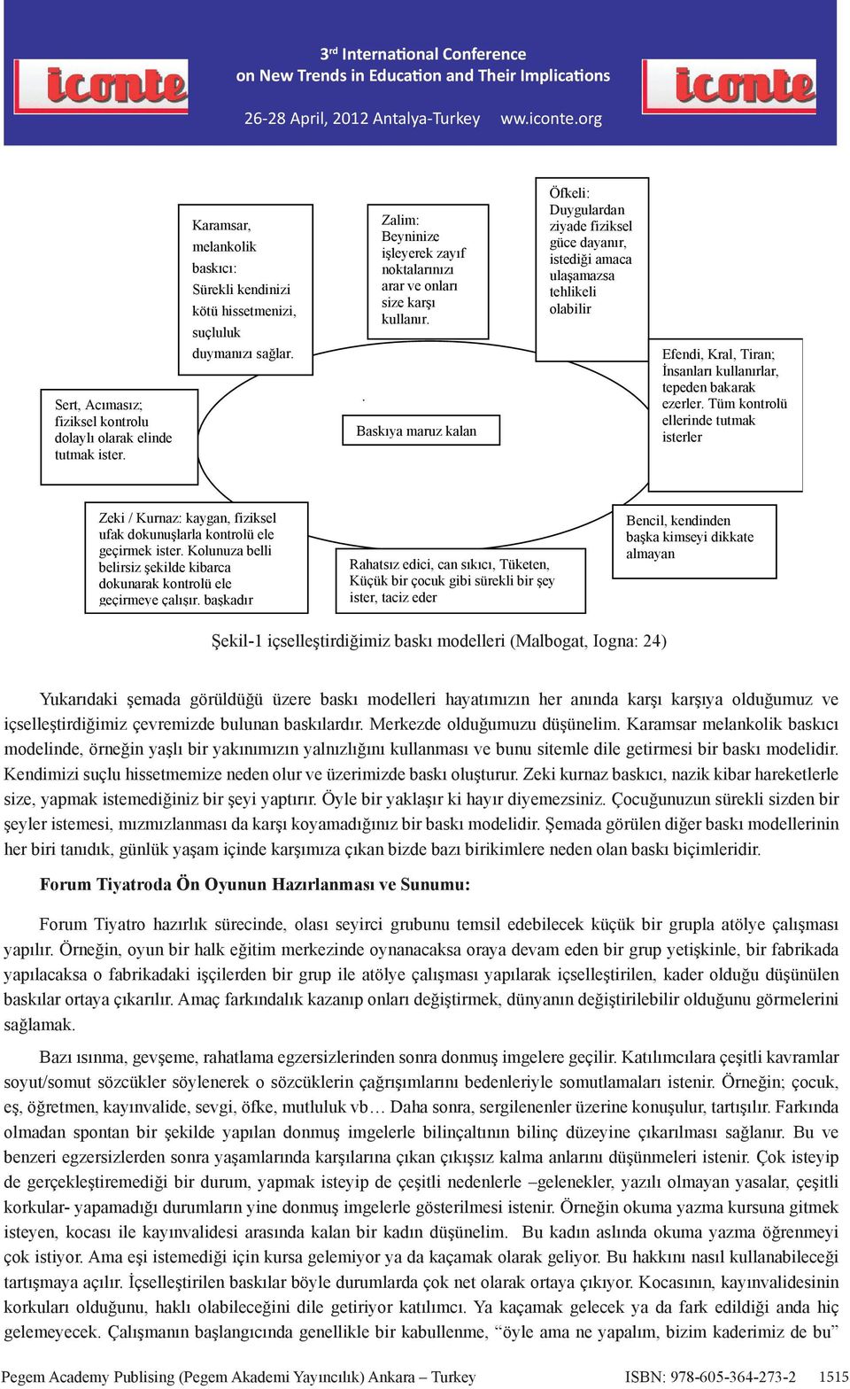 Baskıya maruz kalan Efendi, Kral, Tiran; İnsanları kullanırlar, tepeden bakarak ezerler.