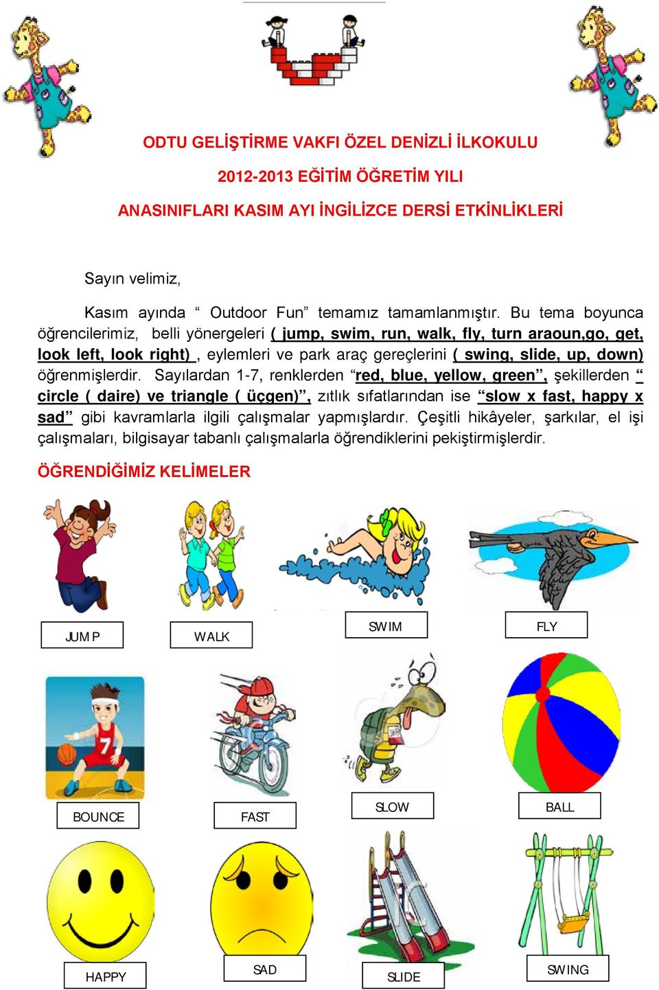 öğrenmişlerdir.