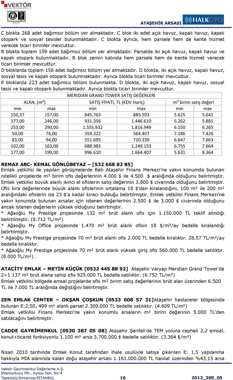 Parselde iki açık havuz, kapalı havuz ve kapalı otopark bulunmaktadır. B blok zemin katında hem parsele hem de kente hizmet verecek ticari birimler mevcuttur.