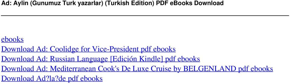 ebooks Download Ad: Coolidge for Vice-President pdf ebooks Download Ad: Russian