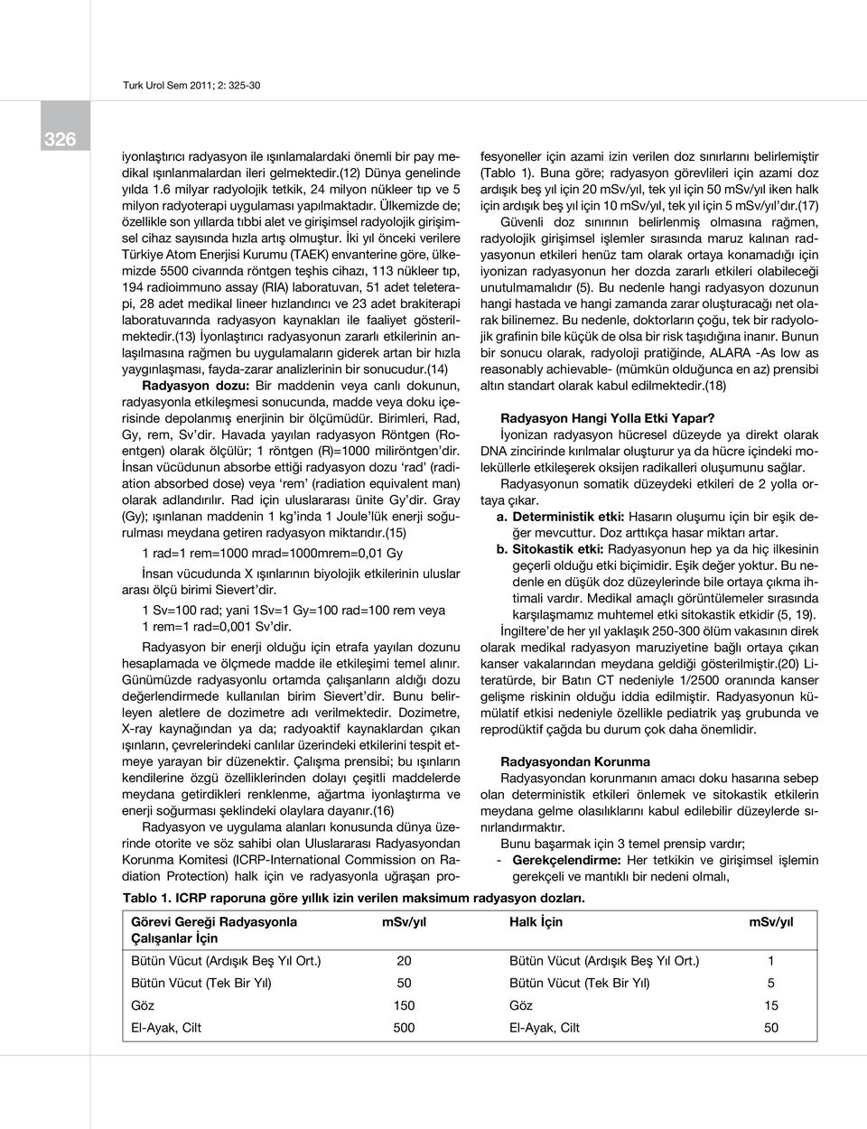 Ülkemizde de; özellikle son yıllarda tıbbi alet ve girişimsel radyolojik girişimsel cihaz sayısında hızla artış olmuştur.