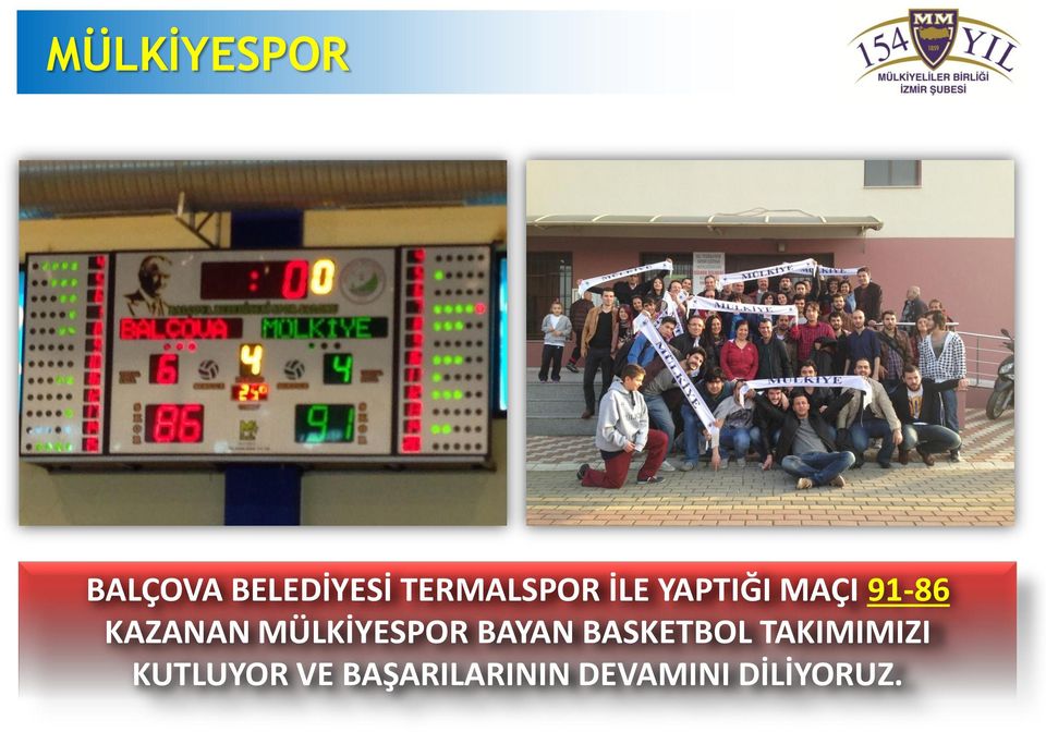 KAZANAN MÜLKİYESPOR BAYAN BASKETBOL