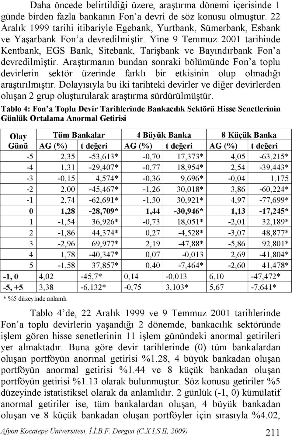 Yine 9 Temmuz 2001 tarihinde Kentbank, EGS Bank, Sitebank, Tarişbank ve Bayındırbank Fon a devredilmiştir.
