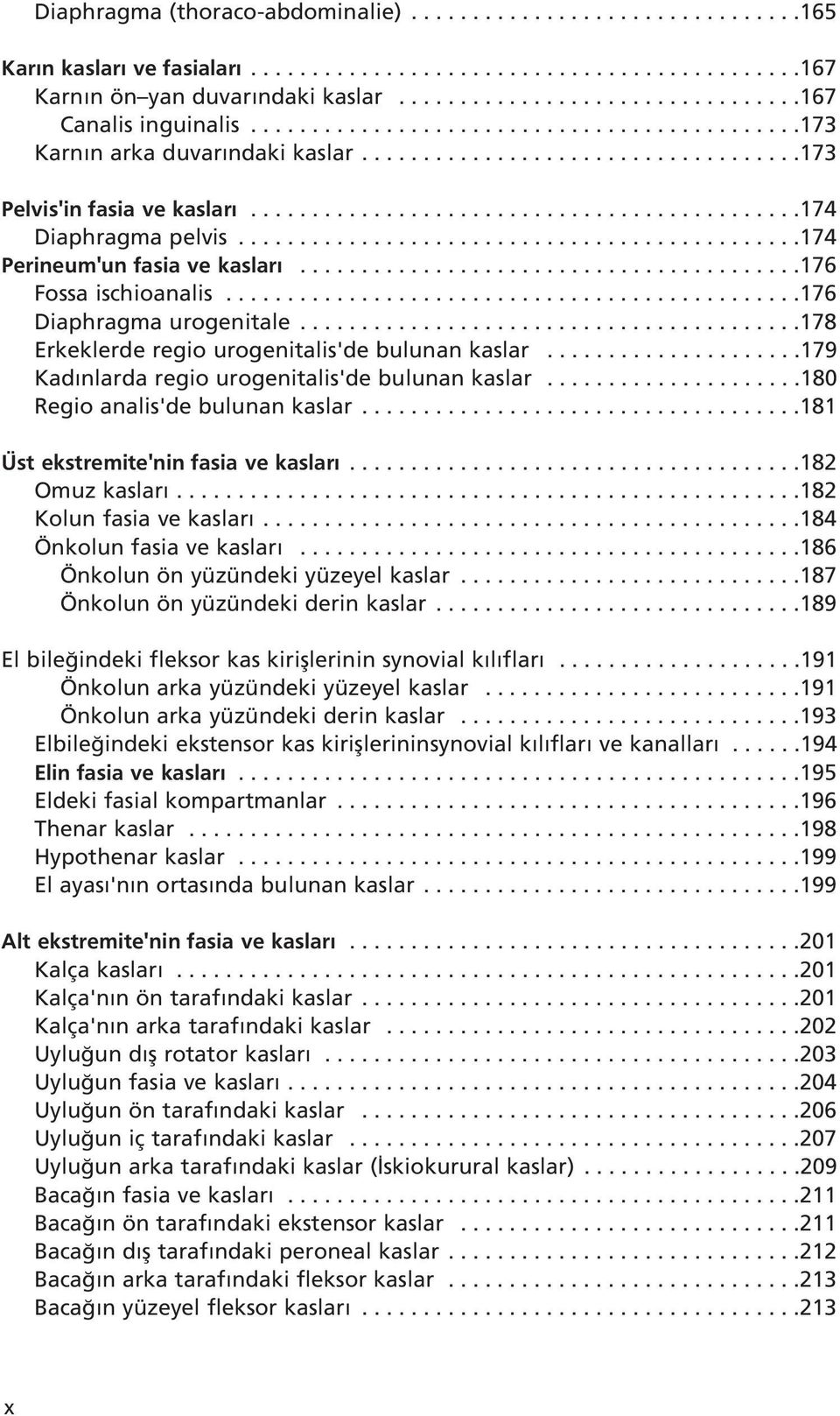 .............................................174 Perineum'un fasia ve kaslar.........................................176 Fossa ischioanalis...............................................176 Diaphragma urogenitale.