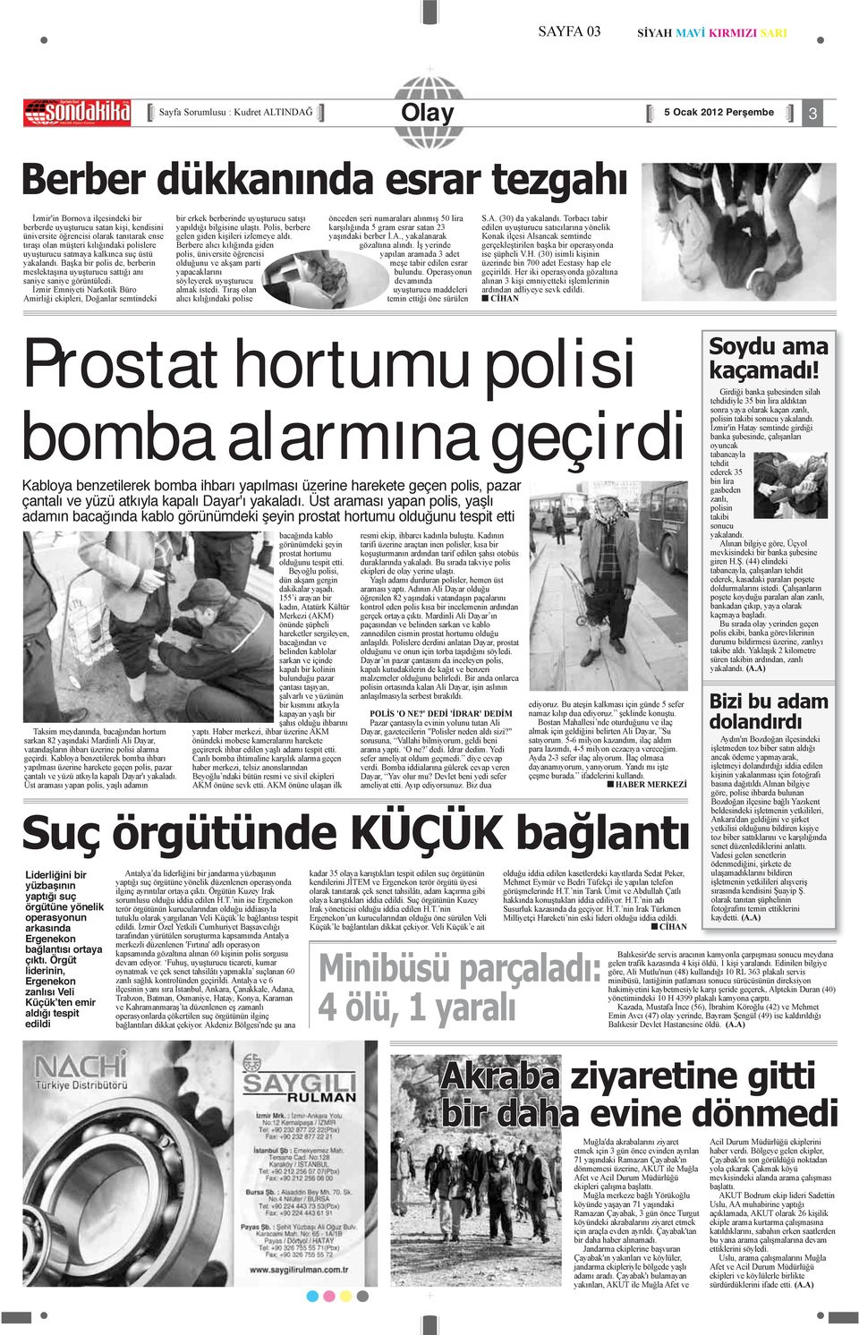 İzmir Emniyeti Narkotik Büro Amirliği ekipleri, Doğanlar semtindeki bir erkek berberinde uyuşturucu satışı yapıldığı bilgisine ulaştı. Polis, berbere gelen giden kişileri izlemeye aldı.